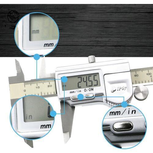 0.01mm 300mm IP67 Waterproof Digital calipers Stainless Steel Electronic Digital Vernier Caliper Measuring Tools