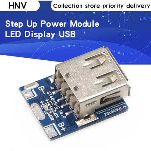 10PCS/LOT 5V Boost Step Up Power Module Lithium LiPo Battery Charging Protection Board LED Display USB For DIY Charger 134N3P