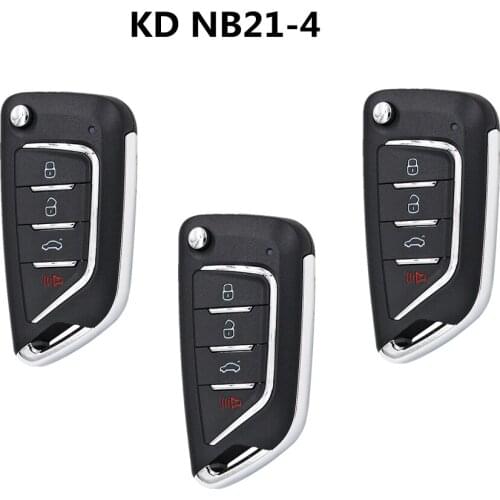 3pcs/lot KEYDIY KD NB21-4 NB Series Remote Control For KD900/KD MINI/KD-X2 Key Programmer Multi-function remote control key
