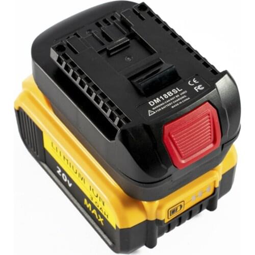 DM18BSL Battery Converter Adapter for Milwaukee 18V M18 Dewalt 20V Li-Ion Battery DCB200 Used To for Bosch 18V Tool