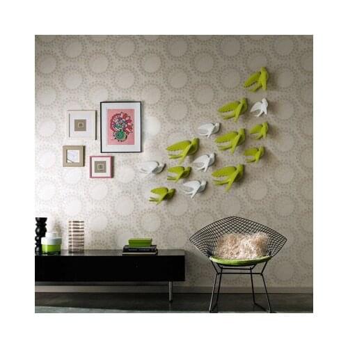 Home accessories wall three-dimensional decoration muons resin wall stickers sofa tv background wall home decor