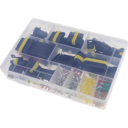 Car 1/2/3/4/5/6 Pin Way Electrical Connector Terminal Kit Mini Standard Fuse Set Stable Connection