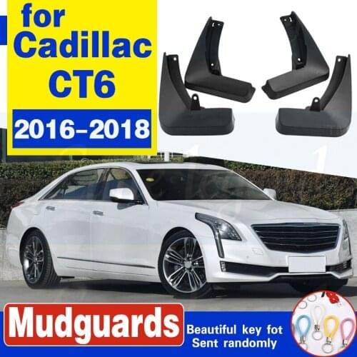Car Mud Flaps For Cadillac CT6 CT 6 2016 2017 2018 OE Fitment Mudflaps Splash Guards Mud Flap Mudguards Fender Front Rear