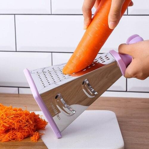 Stainless Steel Tower-Shaped Vegetable Cutter Four-Sided Potato Cheese Grater Multi-Function Kitchen Gadgets And Accessories
