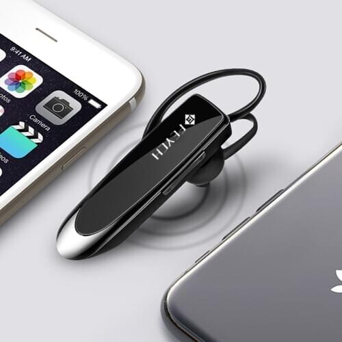 Bluetooth 5.0 Wireless Ear hook Earphones Sports Business Call Handsfree Headset Long Standby HD Noise Reduction Mic For Xiaomi