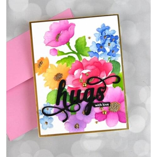 Flower Clear Stamps and dies for DIY Scrapbooking/Card Making/Kids Christmas Fun Decoration Supplies