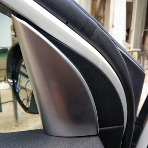 For Kia Sportage 4 QL 2016-2018 2019 2020 ABS Car Front Door Window Inner Triangle A Colum Cover Trim Stickers Accessories