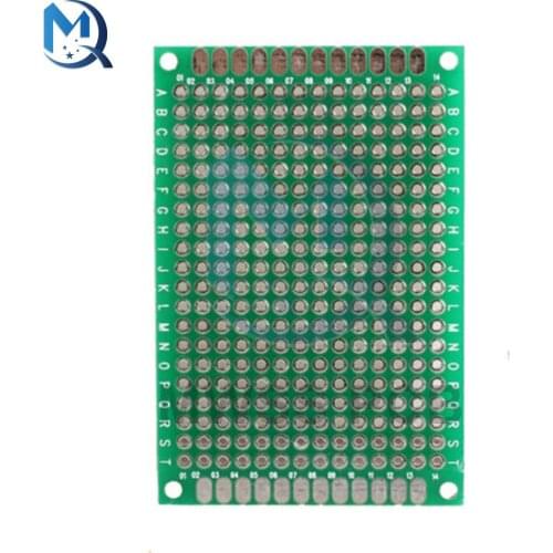 Double Sided Prototype PCB Breadboard 4x6 cm FR4 Glass Fiber 40x60 mm Diy Kit Tinned Universal Circuit Expansion Board Module