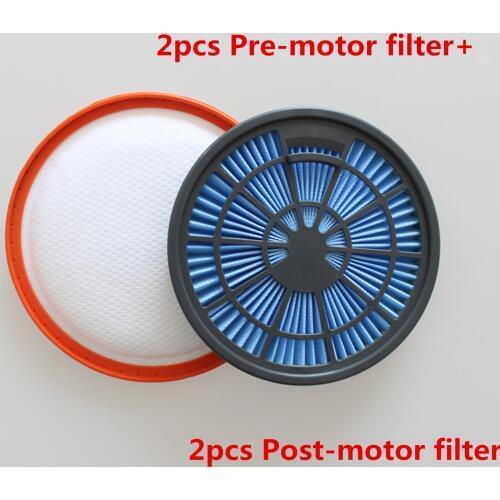 Vacuum Cleaner Accessories 2pcs Pre-motor filter+2pcs Post-motor filter for Vax 95 Vacuum Cleaners Parts Hepa filters