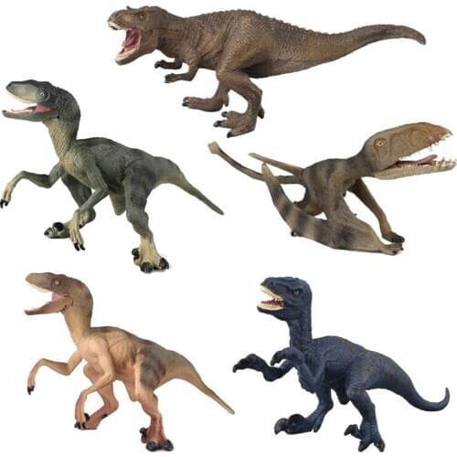 Simulation Animal Figure Kids Toys Ancient Dinosaur Velociraptor Mosasaurus Model Toy Childrens Surprise Decoration Gift