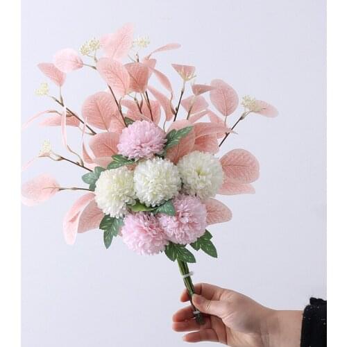 Ins Simulation Nordic Bouquet Dining Table Floriculture Decoration Flower Mori Style Luxury home wedding decor Artificial Fake