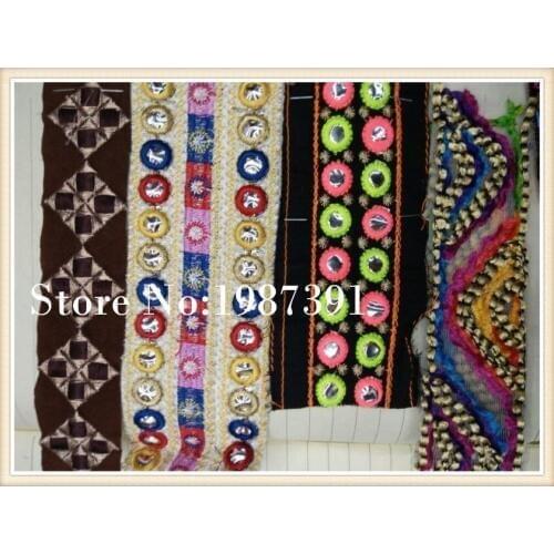 Customization Woven Jacquard Ribbon classical Geometric design for curtain and clothing accessory LS-0001
