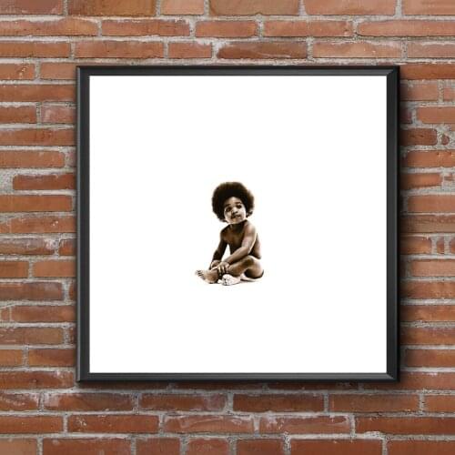 The Notorious B.I.G. Ready to Die Album Cover Poster Music Singer Star Canvas Poster Wall Painting Home Decoration ( No Frame )