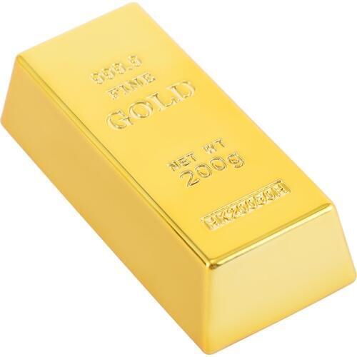 Creative Gold Brick Shape Resin Fridge Magnet Removable Kitchen Refrigerator Magnets Magnet Sticker Craft Kids Gifts Home Decor