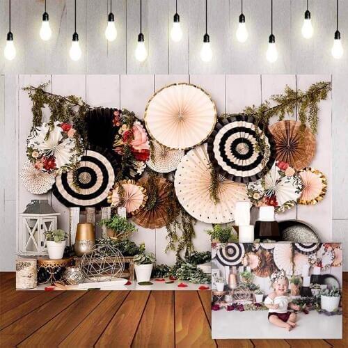 Mehofond Photography Background Green Screen Foliage Leaves Backdrops Children Birthday Party Photocall Photo Studio Banner