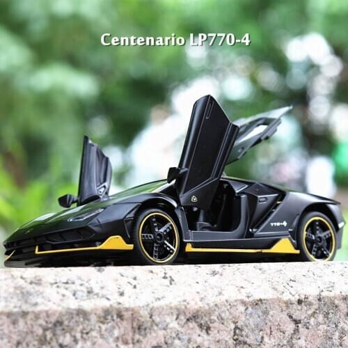 Sound & LightScale 1:32 Car Alloy Sports Car Model Diecast Super Racing Lifting Tail Hot Car Wheels Toys For Children Birthday