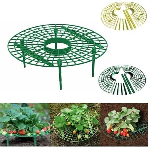 Plant support Strawberry Planting Rack Fruit Support Plant Climbing Vine Props Flower Pillar Gardening Bracket agriculture tools