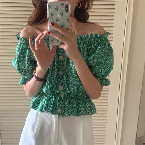2021 Spring Shirt Female Women Blouse Summer Women Blouses Maxi Blusas Casual Elegant Vintage Short Sleeve Cotton Oversize Loose