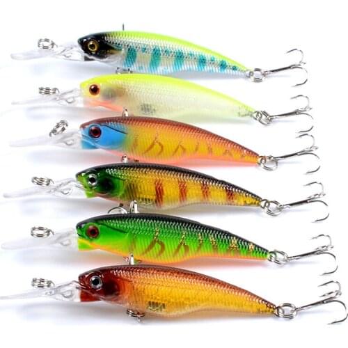 Fishing Lure Multi Jointed Hard Bait Musky Sinking Isca Artificial 8.2cm/5.7g Sinking Minnow Fixed Weight
