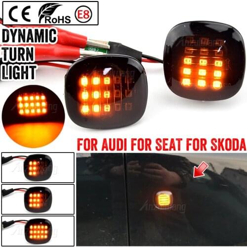 For SEAT Cordoba Ibiza A3 A4 Led Dynamic Side Marker Blinker Indicator Sequential Light For Skoda Fabia Octavia Superb Roomster