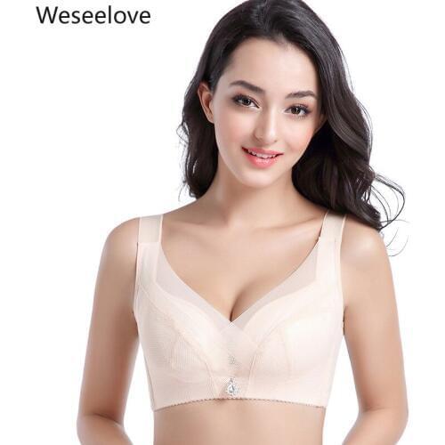 New Bras for Women Large Cup Sexy Bra Seamless Large Size Soutien Gorge Femme Elasticit Sleep Brassiere Mujer Plus Size A05-2
