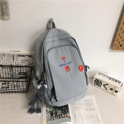Harajuku Women Laptop Backpack for Women 2021 Canvas School Bags Teenage Girls Kawaii College Student Kids Book Bag Rucksack