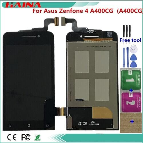Original quality For Asus Zenfone 4 A400CG (A400CG) LCD Display With Touch Screen Sensor Full Assembly Replacement