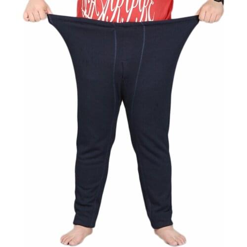 Winter Thick Plush Thermal Pants Trousers Mens Leggings Warm Underwear Bottoms Plus Size Underwears Male Man Clothing