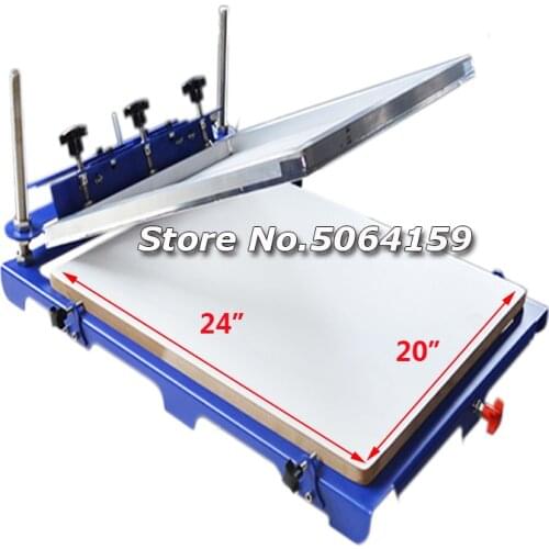 1 Color Screen printing Machine Silk Screen Press Printer Oversize Pallet 20"x 24"