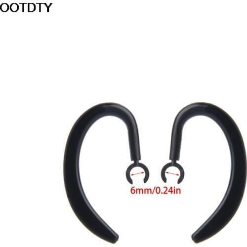 1 Pair Rubber Rotary Retractable Earhook Earloop For Bluetooth Earphone Headset #L060# new hot