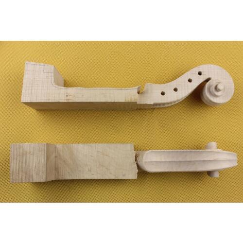 1pc hand carved Maple White Violin Neck 4/4 full size high quality