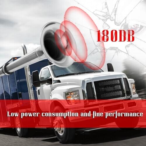 12V/24V 180dB Car Horn Boat Trumpet Electric Single Air Horn Marine Stainless Steel For Boat Yacht Car Truck For Bmw F10 F30 G90