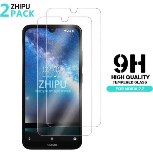 2Pcs Tempered Glass For Nokia 2.2 Glass Screen Protector 2.5D 9H Premium Tempered Glass For Nokia 2.2 Protective Film