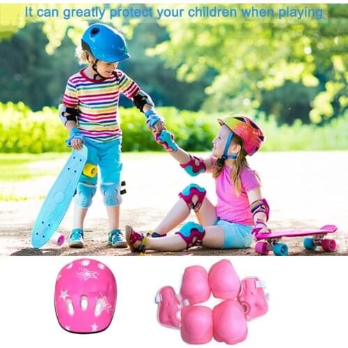 7PCS Skating Protective Children Protector Durable Practical Skateboard Accessories Cycling Equipment Skating Gear Set