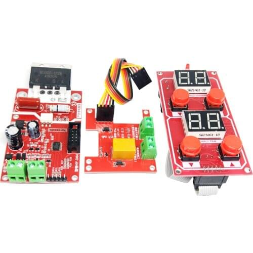 NY-D04 40A Dual Display Spot Welding Machine Transformer Controller Control Panel Board Adjust Time Current