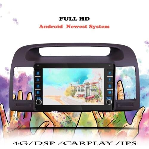 Android Car Radio For Toyota Camry 5 XV 30 2001 2002 2003 2004 2005 2006 Multimedia Player Navigation GPS DVD Head Unit Cassette