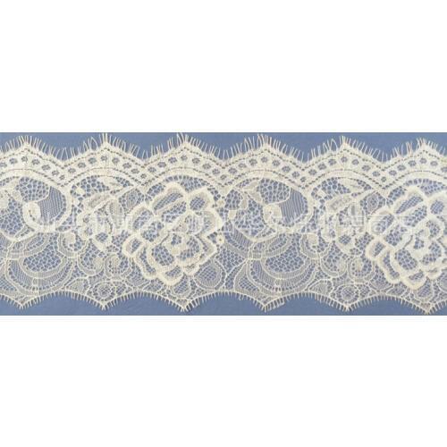 FREE SHIPPING 10cm wide 3yards per length jacquard non-elastic lace eyelash, XERY0111B