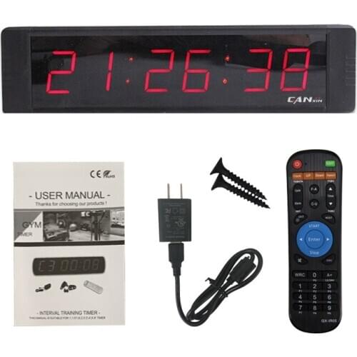 [Ganxin]1" 6 Digits talking alarm clock wall clock modern design