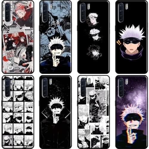 Gojo Satoru Jujutsu Kaisen Cover For OPPO A5 A9 A31 A53 2020 A1K A5S A15 A52 A72 A83 A91 F5 F7 Reno 2 Z 4 Pro Case