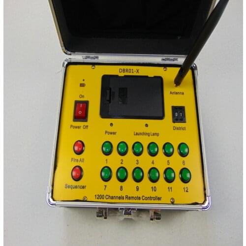 DB01R-X ZZY1200 Cues fireworks 433MHZ remote control wedding equipment-USA Safety wireless switch DMX Stage Copper wire