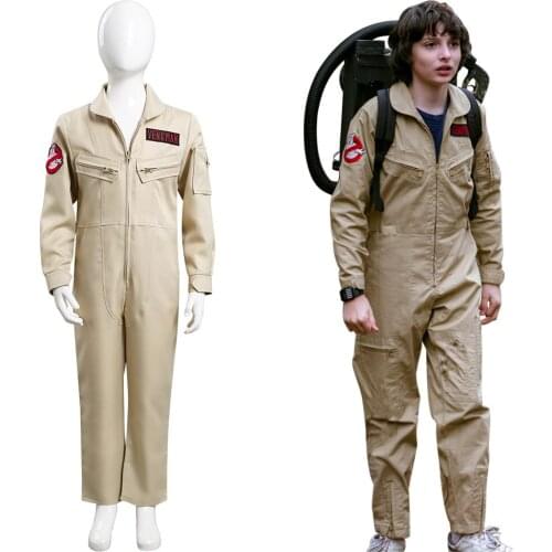 Kids Ghostbusters Cosplay Costume Jumpsuit Outfits Halloween Carnival Suit
