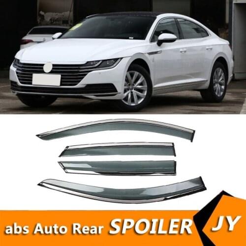 For Volkswagen CC 2019-2020 Window Visor Vent Shades Sun Rain Deflector Guard For s Auto Accessories 4PCS/SET