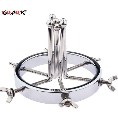 Extreme Anal Spreader Vaginal Dilator Anus Extender Adjustable Speculum Mirror Adult Sex Toys For Woman Man Butt Expansion