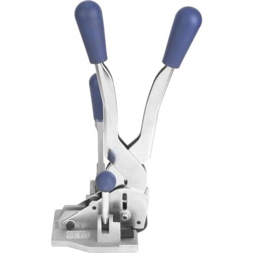 3 in 1 Strapping Tool Steel Tensioner Sealer Cutter Manual Binding Tool for 1/2~5/8in PP Strap