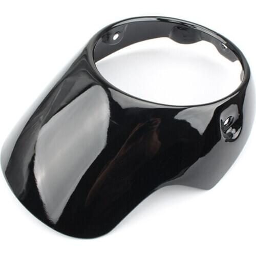 Motorcycle Headlight Fairing Mask Cowl for Triumph BONNEVILLE T100 T120 SE Thruxton 900 Scrambler 2001-2019 Gloss Black