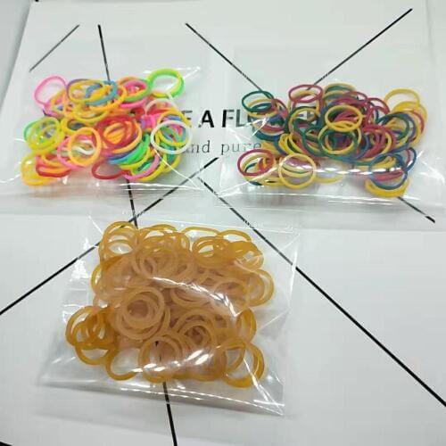 Popular hairband Pet dog rubber band high elastic head rope hair rope Pet grooming Dog accessories Mix colors 100 Pcs/lot