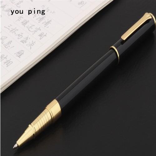 Luxury pen high quality 053 Black Business office Rollerball Pen New School student stationery Supplies Ballpoint Pens