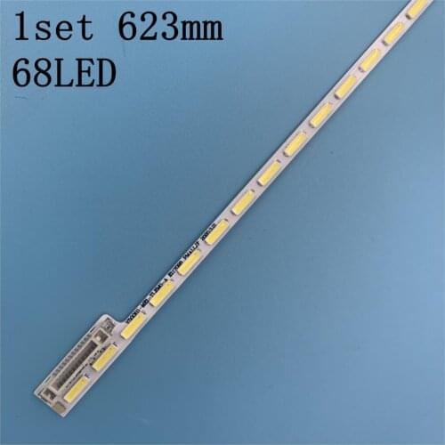623mm LED Backlight Lamp strip 68 leds V500H1-ME1-TLEM9 V500HJ1-ME1 for Skyworth 50E510E Toshiba 50L2400U 50L3400U 50'' LCD TV