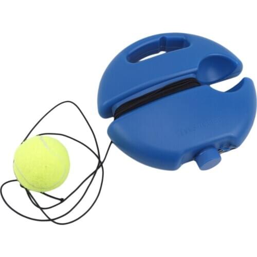 Heavy Tennis Training Tool Exercise Tennis Ball Sports Tutorial Rebound Ball With Tennis Trainer Baseboard Sparring Device