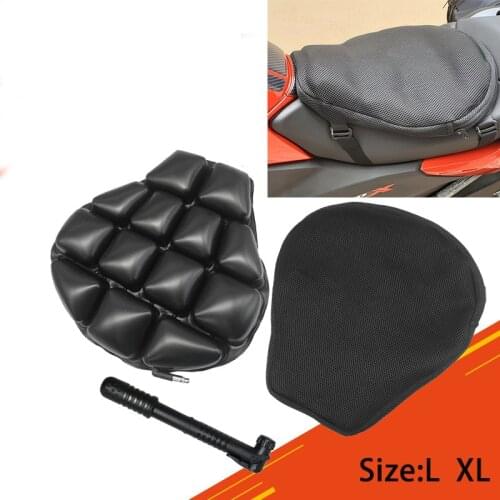 Universal Motorcycle Air Seat Cushion Cover Pad For CBR600 Z800 Z900 For R1200GS R1250GS For GSXR 600 750 For 390 ATV